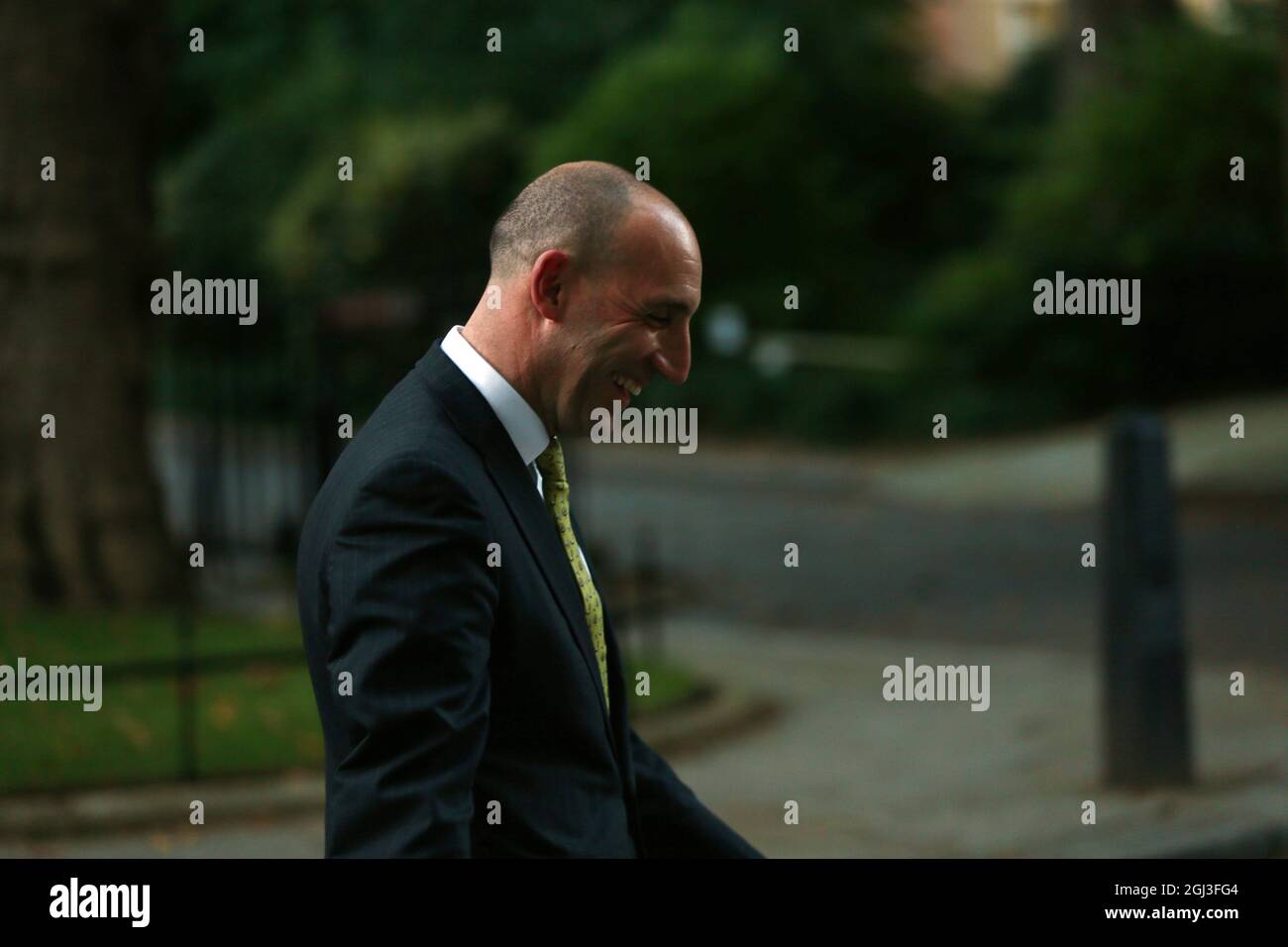 Londra, Inghilterra, Regno Unito. 8 settembre 2021. DAN ROSENFIELD, capo dello staff del primo ministro britannico Boris Johnson, si trova a Downing Street. (Credit Image: © Tayfun Salci/ZUMA Press Wire) Credit: ZUMA Press, Inc./Alamy Live News Foto Stock