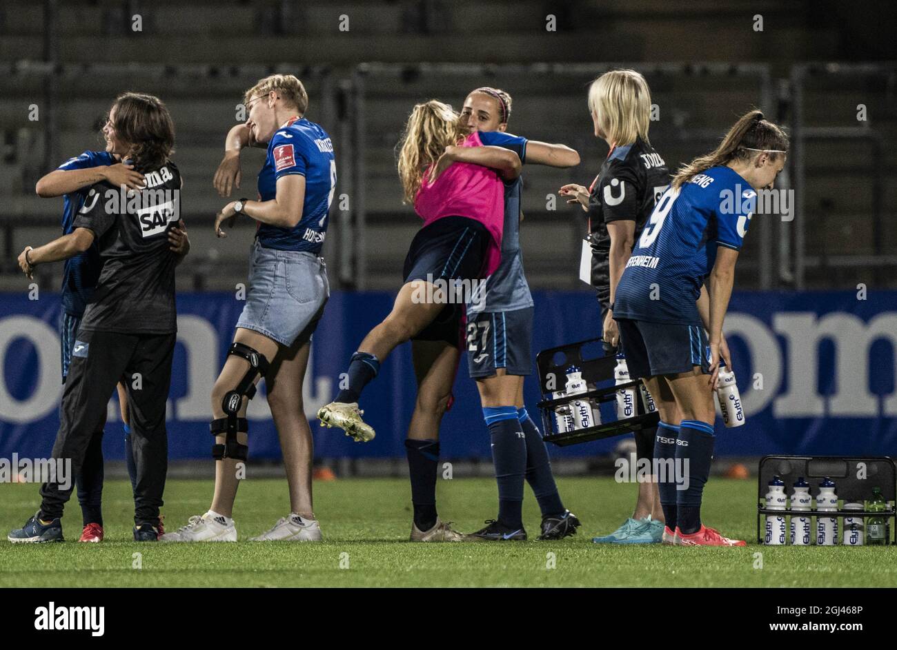 Hoffenheim, Germania. 08 settembre 2021. TSG Hoffenheim / FC Rosengård - UEFA Women's Champions League - Dietmar-Hopp-Stadion Credit: SPP Sport Press Photo. /Alamy Live News Foto Stock