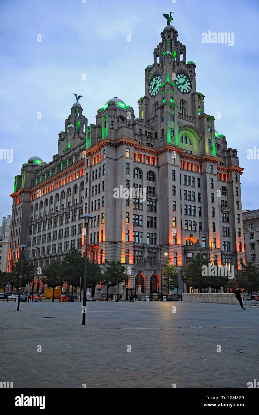 Il Liver Building, Liverpool Foto Stock