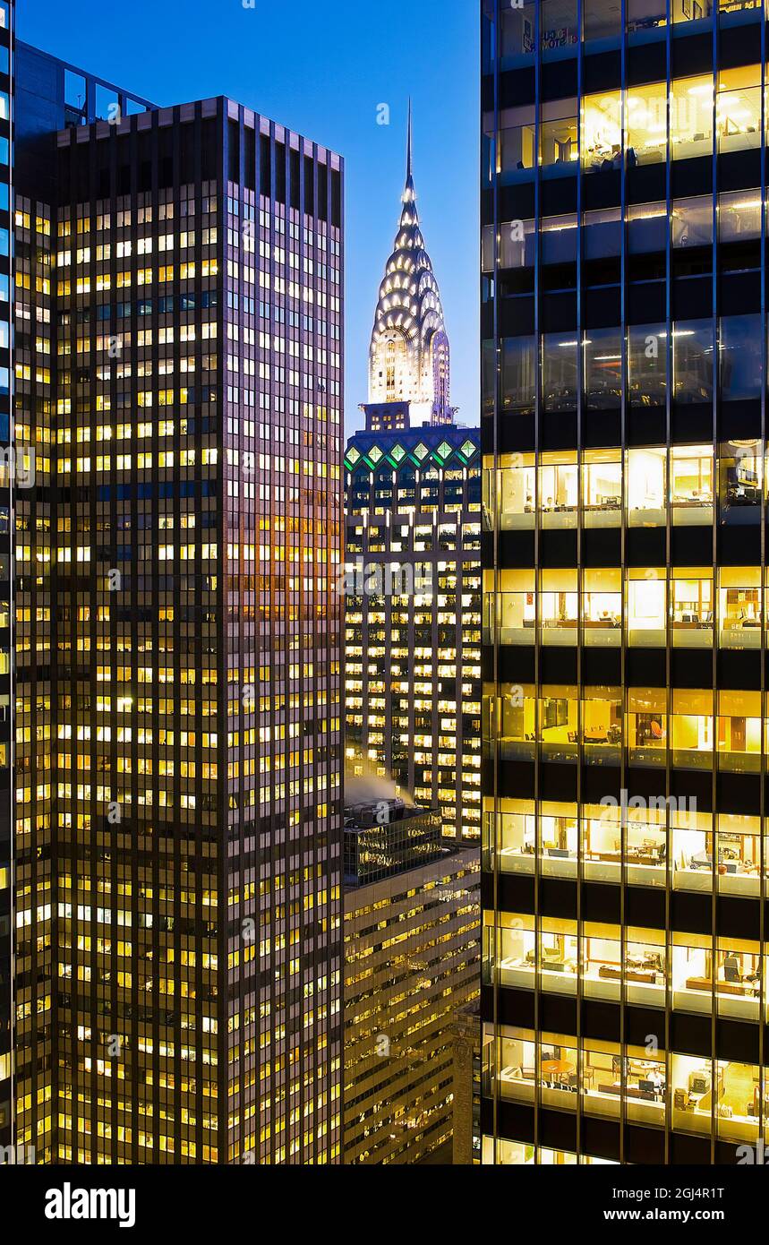 Chrysler Building di New York City Foto Stock