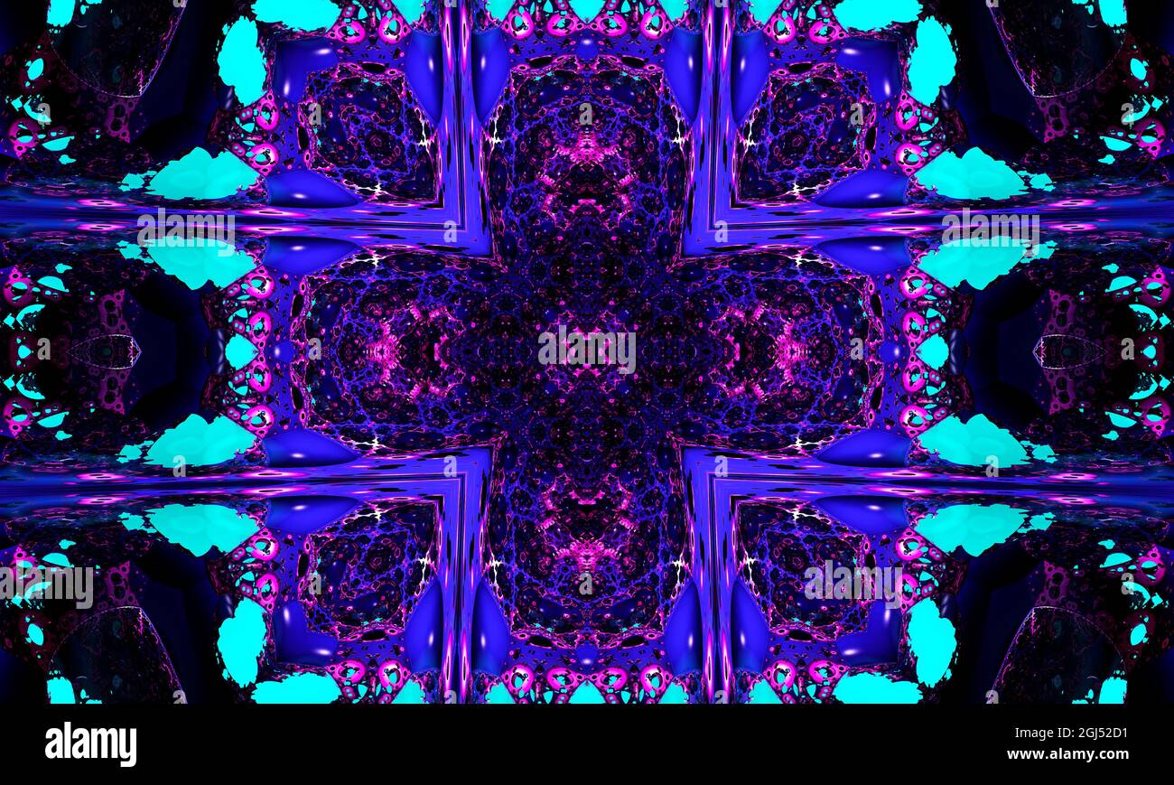 Diwali Mandalas Pattern. Per meditazione, yoga, chill-out, relax, video musicali, Performance trance, eventi tradizionali indù e buddisti Foto Stock