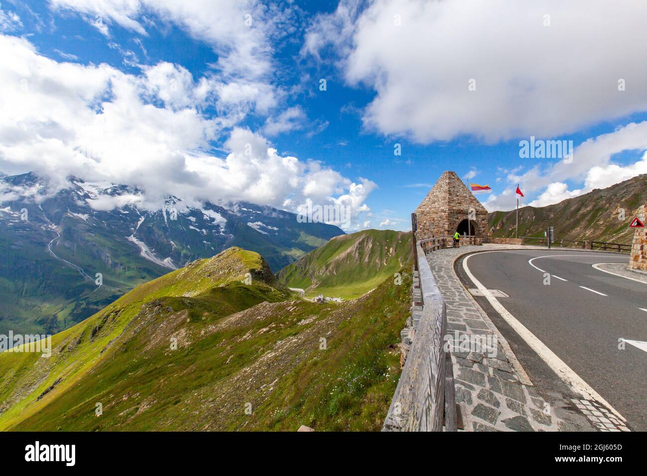 Alta strada alpina Grossglockner in Austria Foto Stock