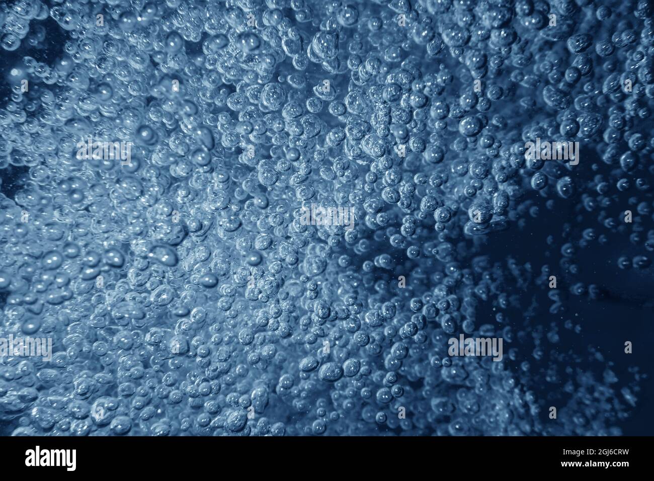 Bolle d'aria, bolle d'acqua Abstract background. Foto Stock