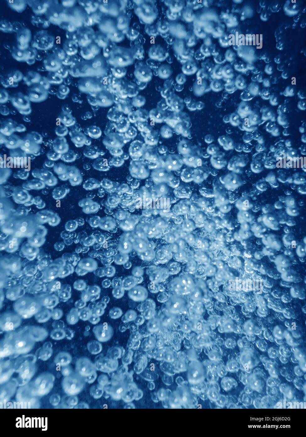 Bolle d'aria, bolle d'acqua Abstract background. Foto Stock