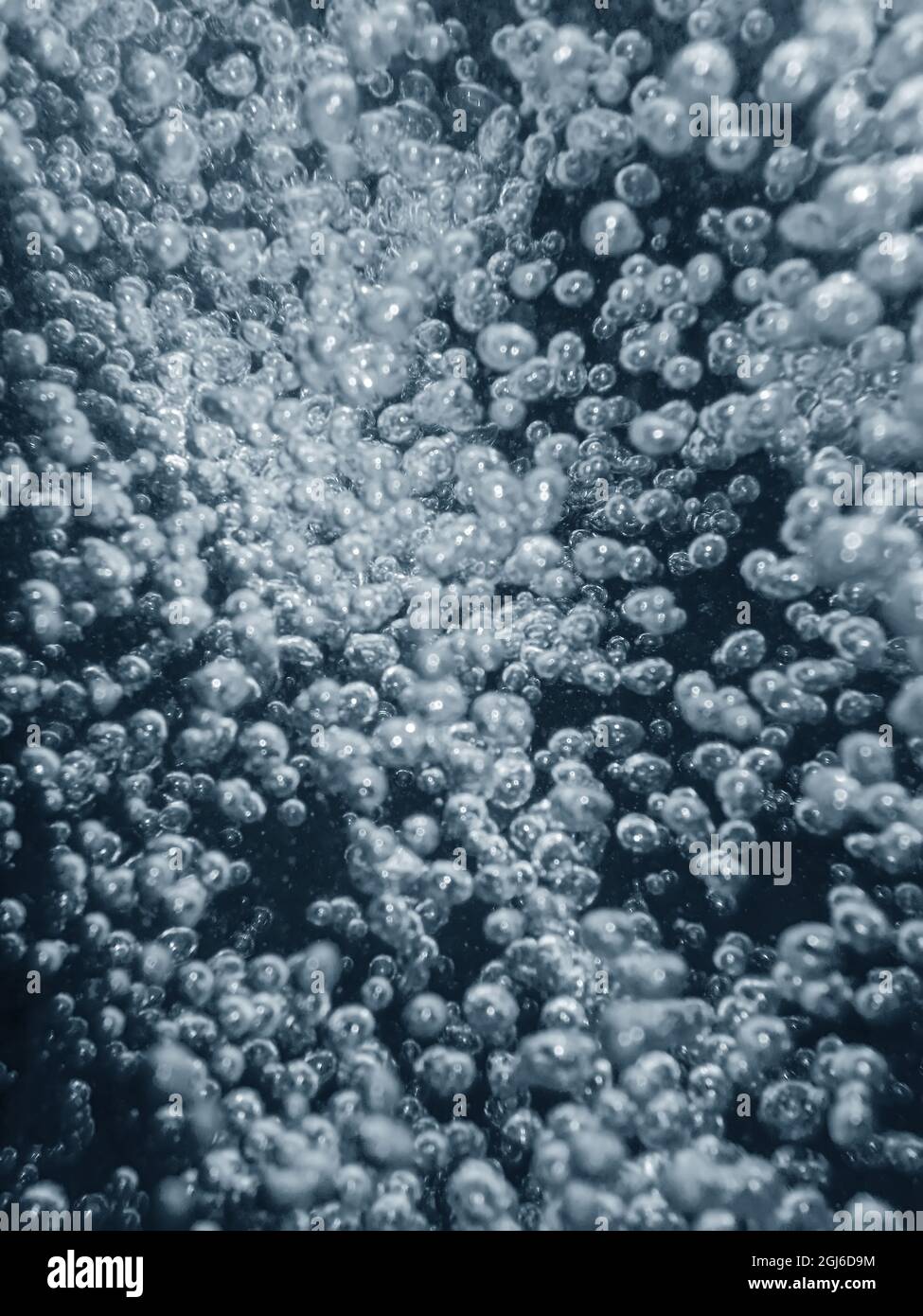 Bolle d'aria, bolle d'acqua Abstract background. Foto Stock