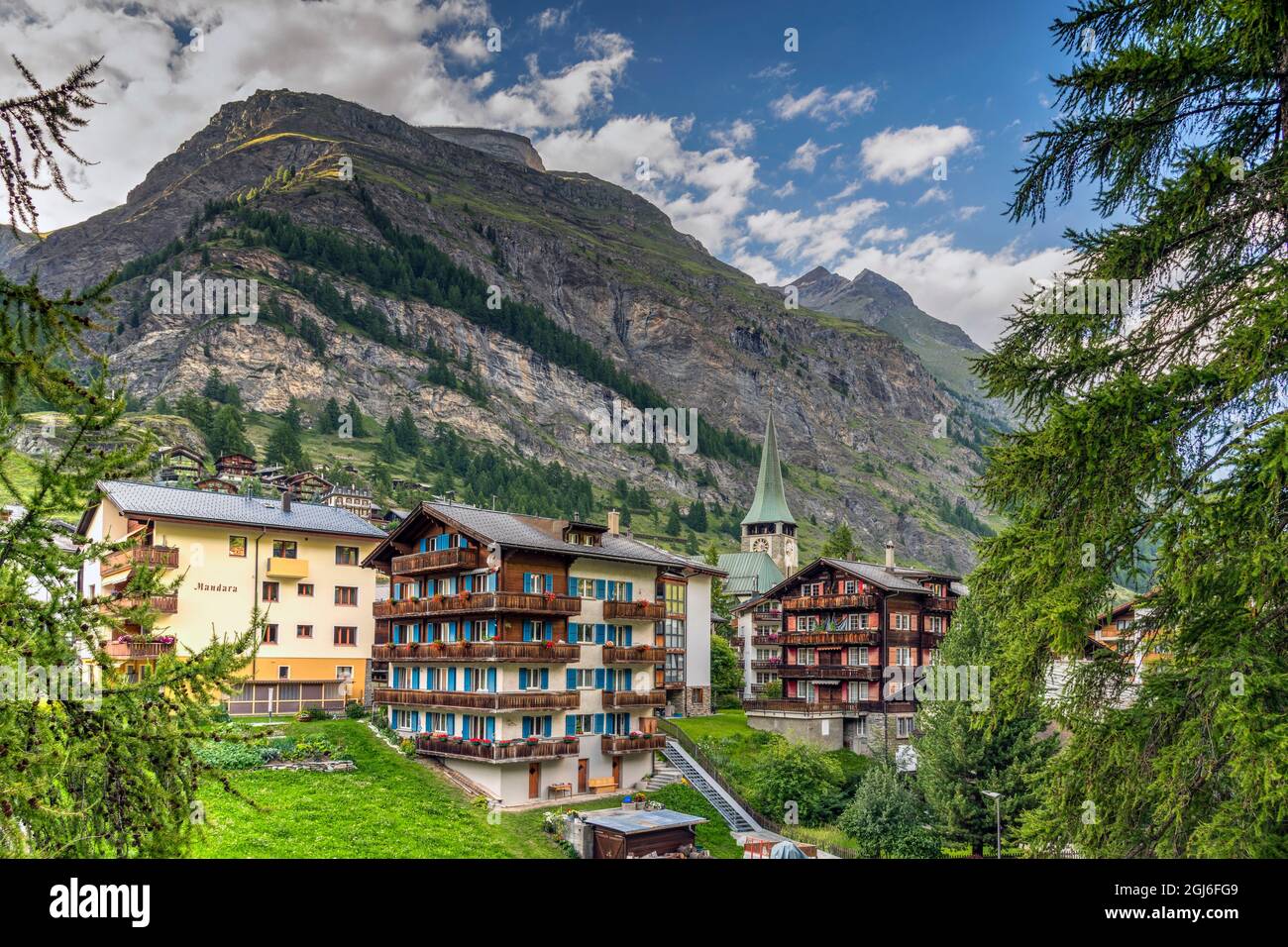 Zermatt, Vallese, Svizzera Foto Stock