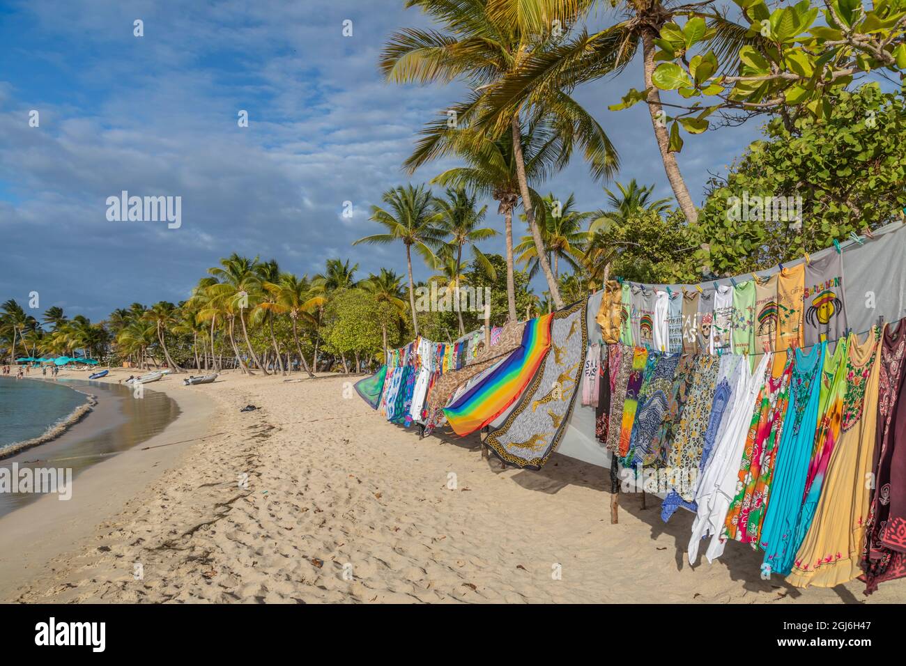 Caraibi, Grenada, isola Mayreau. Display colorato del fornitore. Credit as: Don Paulson / Galleria Jaynes / DanitaDelimont. com Foto Stock