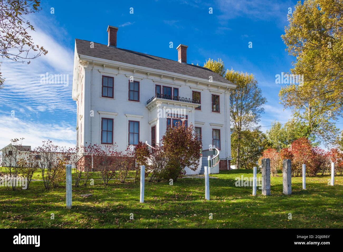 Canada, Nova Scotia, Maitland, Lawrence House Museum, b. nel 1874 dal costruttore navale canadese William D. Lawrence Foto Stock