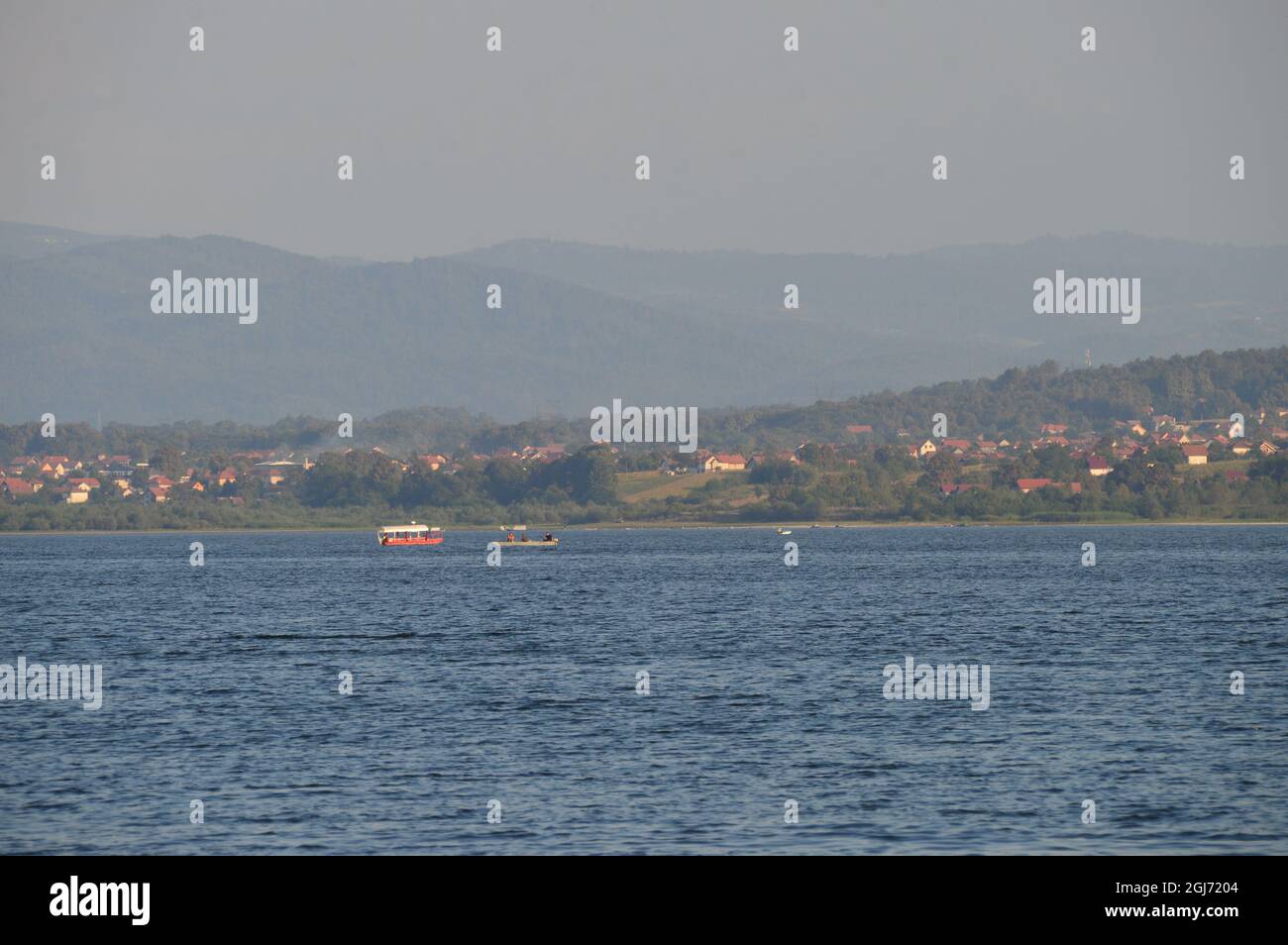 Grande salvia artificiale del lago Foto Stock