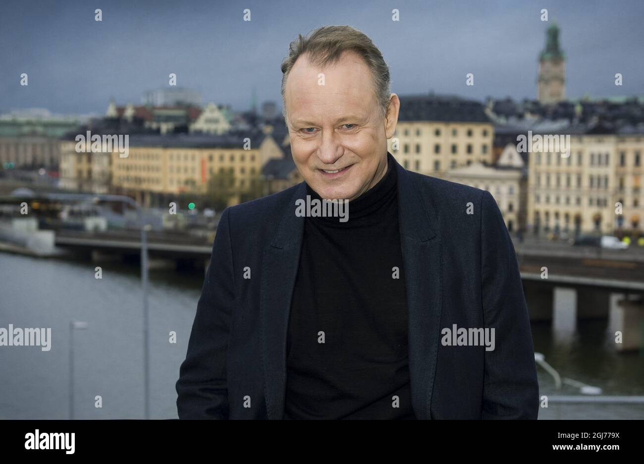 Stellan Skarsgard - 'Martin Vanger' è visto durante una riunione stampa a Stoccolma, Svezia, 21 novembre 2011 prima del Premier del film 'la ragazza con il Tattoo Drago' che ha il suo primo a Stoccolma il 13 dicembre. Foto: Claudio Bresciani / SCANPIX / Kod 10090 Foto Stock