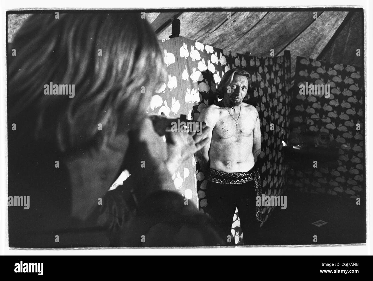 Ali ben Hassan fakir al parco divertimenti Kivik Marknad aperto in estate a Kivik, Svezia meridionale. Foto Bjorn Larsson Ask / SCANPIX / kod 3022 BETALBILD Foto Stock