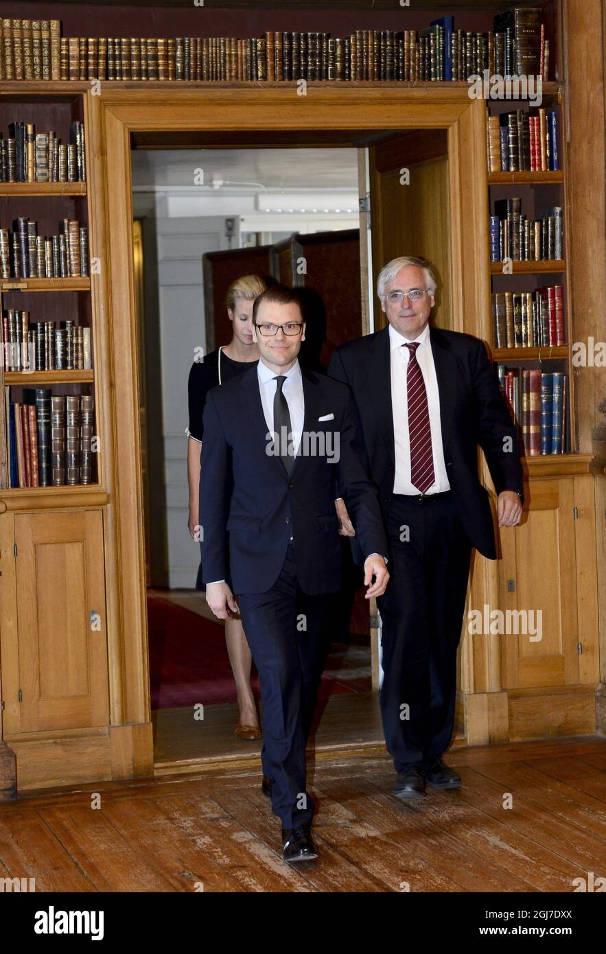 STOCCOLMA 20120619 il principe Daniele durante la cerimonia di borse di ricerca della Fondazione Heart-Lung svedese al Palazzo reale di Stoccolma, Svezia, 19 giugno 2012. Foto: Pontus Lundahl / SCANPIX / Codice 10050 Foto Stock