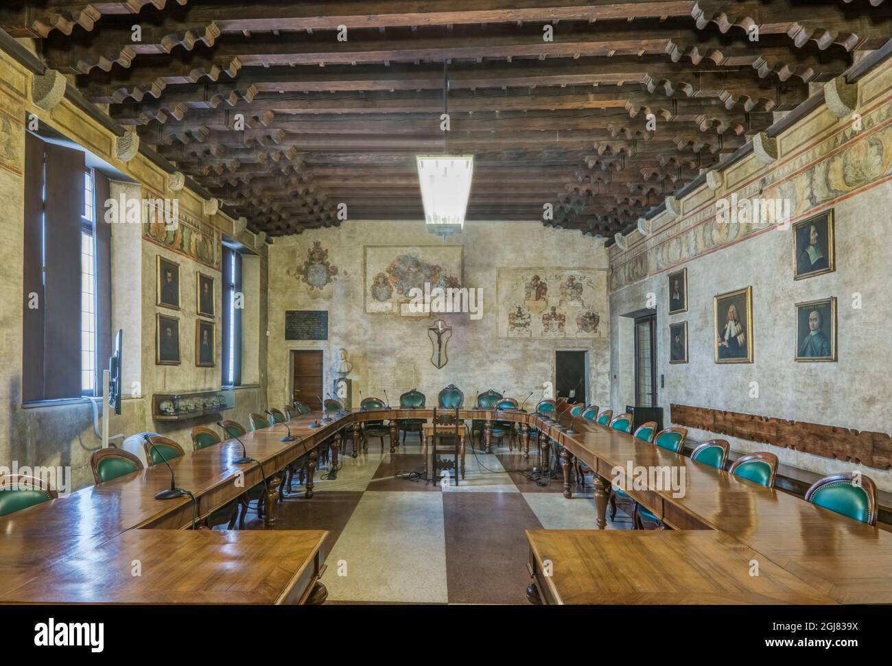 Italia, Padova, Padova Università fondata nel XIII secolo e la seconda università più antica d'Italia Foto Stock