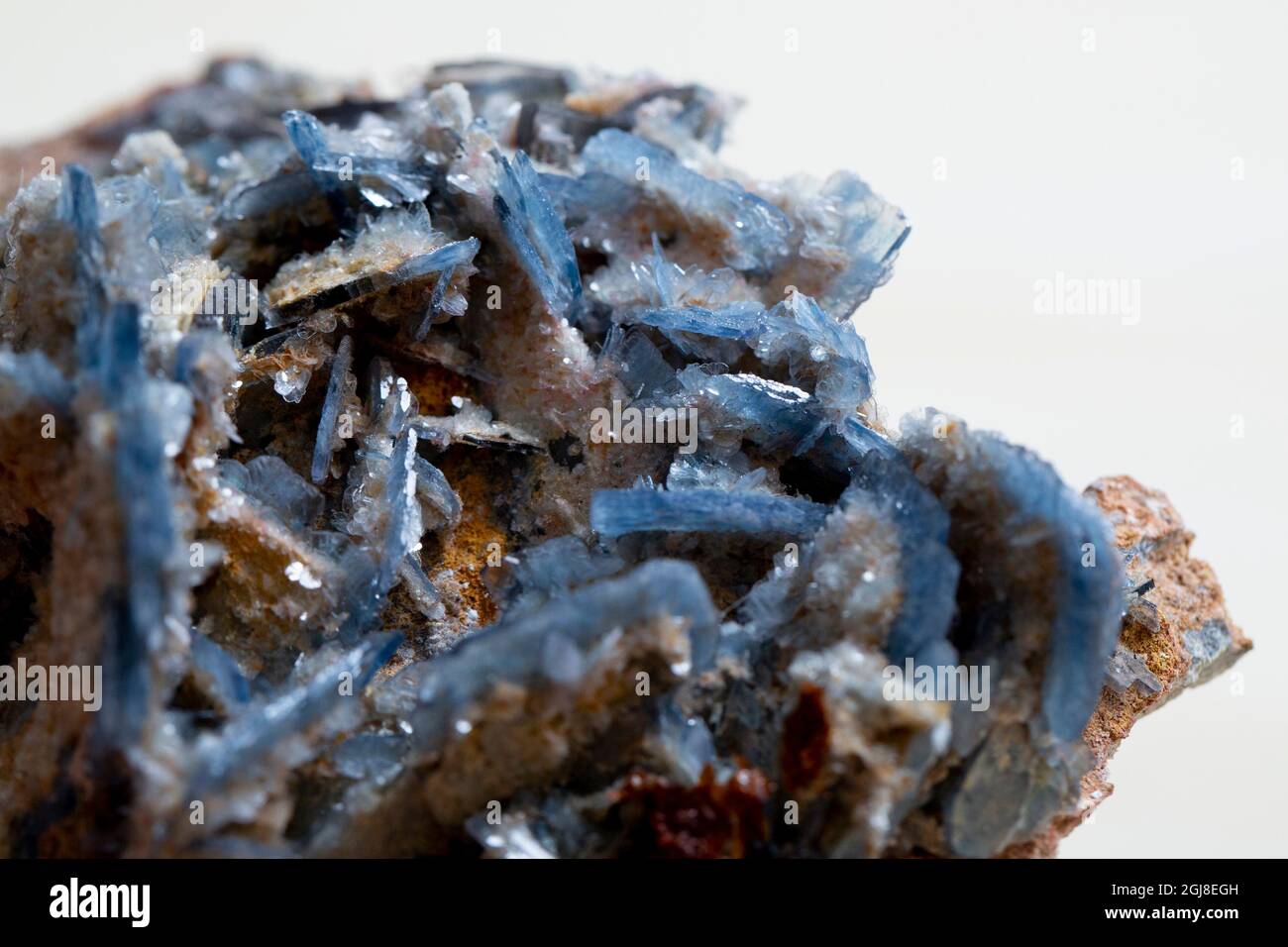 barite minerale esemplare pietra roccia geologia gemma cristallo Foto Stock