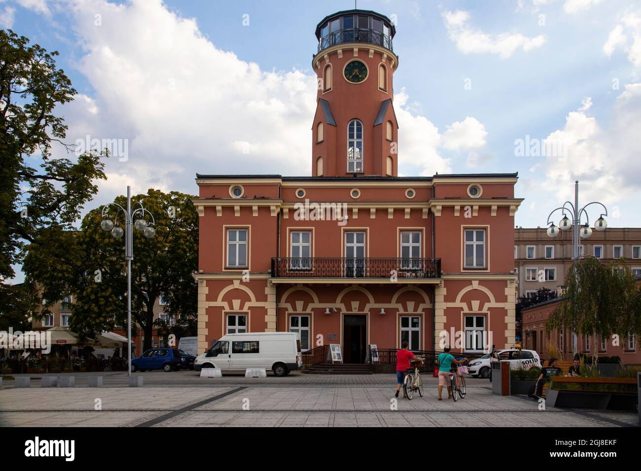 Municipio nella città di Czestochowa, Polonia. Foto Stock