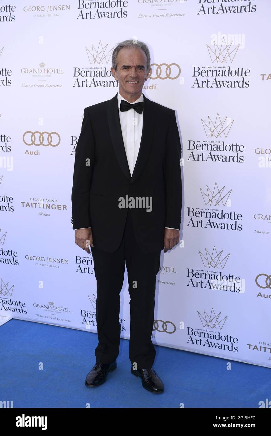 STOCCOLMA 20140602 il principe Alessandro di Sassonia arriva al Bernadotte Art Award al Grand Hotel di Stoccolma, Svezia, il 02 giugno 2014. Foto: Fredrik Sandberg / TT / Codice: 10080 Foto Stock