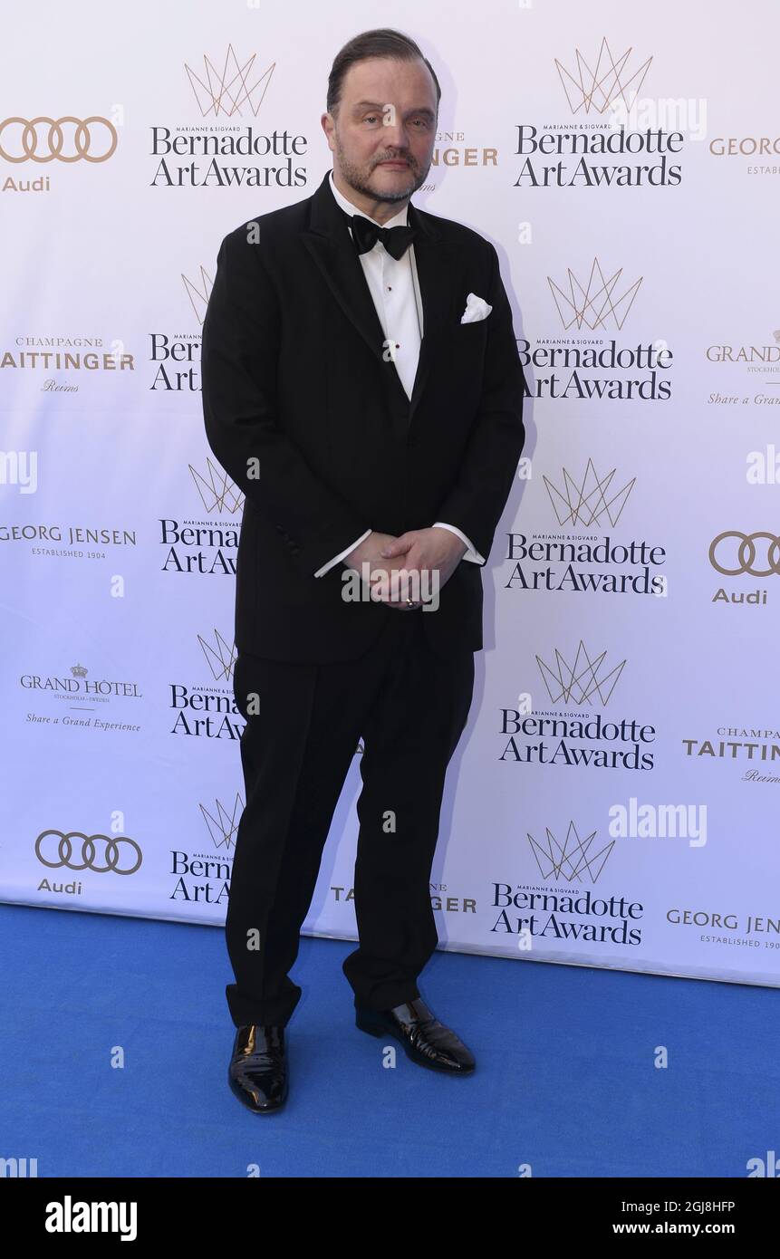STOCCOLMA 20140602 il Principe Alessandro di Shamburg-Lippe arriva al Bernadotte Art Award al Grand Hotel di Stoccolma, Svezia, il 02 giugno 2014. Foto: Fredrik Sandberg / TT / Codice: 10080 Foto Stock