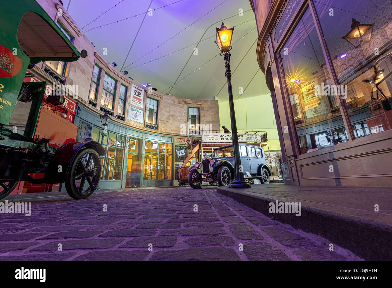 Museo Riverside. Museo dei Trasporti, Scozia. Foto Stock