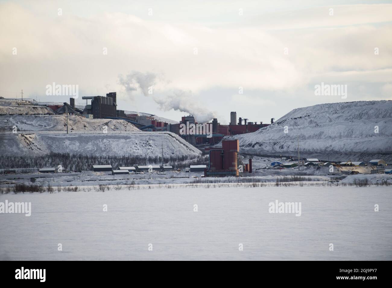 KIRUNA 20160316 LKAB:s gruva i Kiruna. Foto: Fredrik Sandberg / SCANPIX / Kod10080 Foto Stock