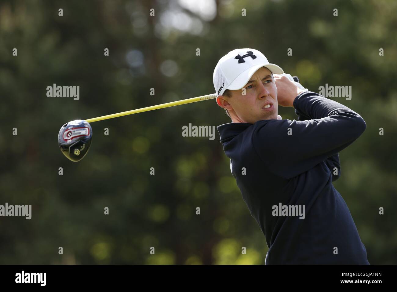 Matthew Fitzpatrick ha tee out durante l'ultimo round al golf club di Bro Hof il torneo Nordea Masters domenica 5 giugno 2016. Foto: Fredrik Persson / TT / Kod 75906 Foto Stock