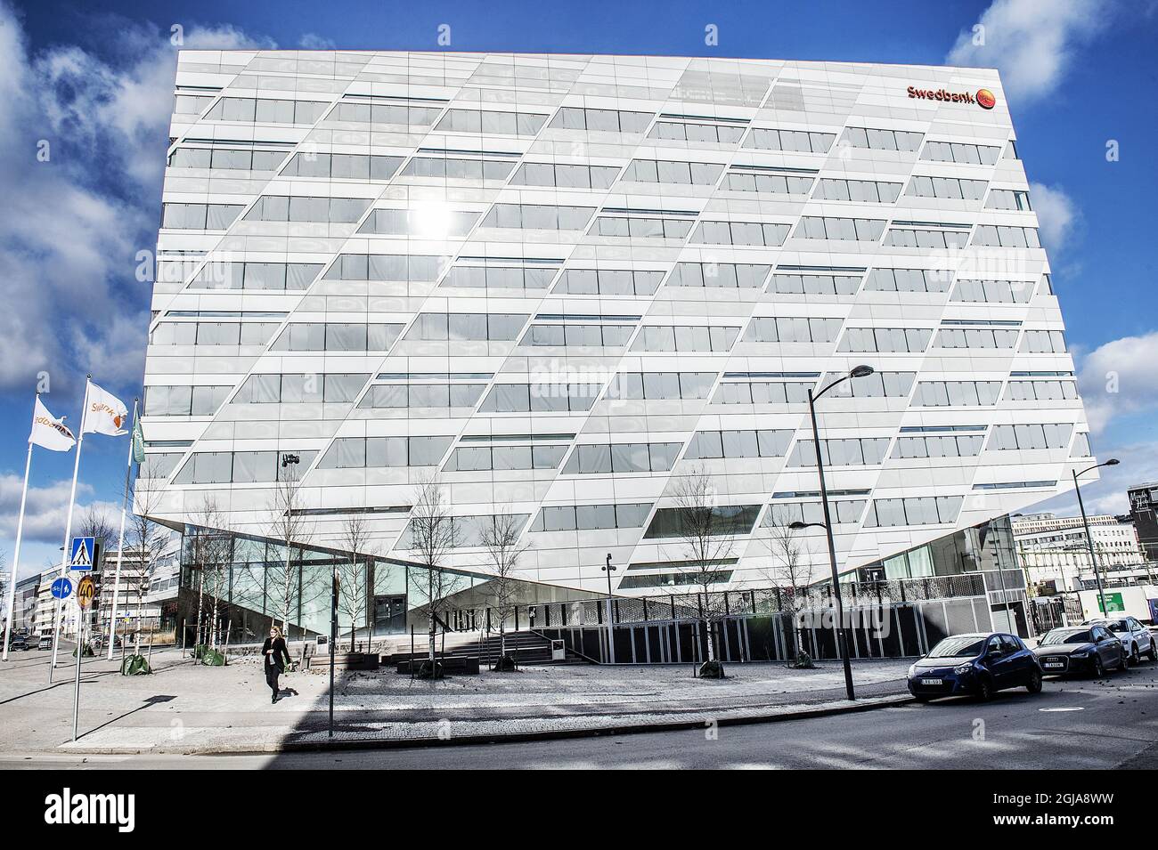 STOCCOLMA 2016-03-18 la sede della banca svedese Swedbank a Sundbyberg, Stoccolma, 16 marzo 2016. Foto: Tomas Oneborg / SVD / TT / Kod 30142 Foto Stock