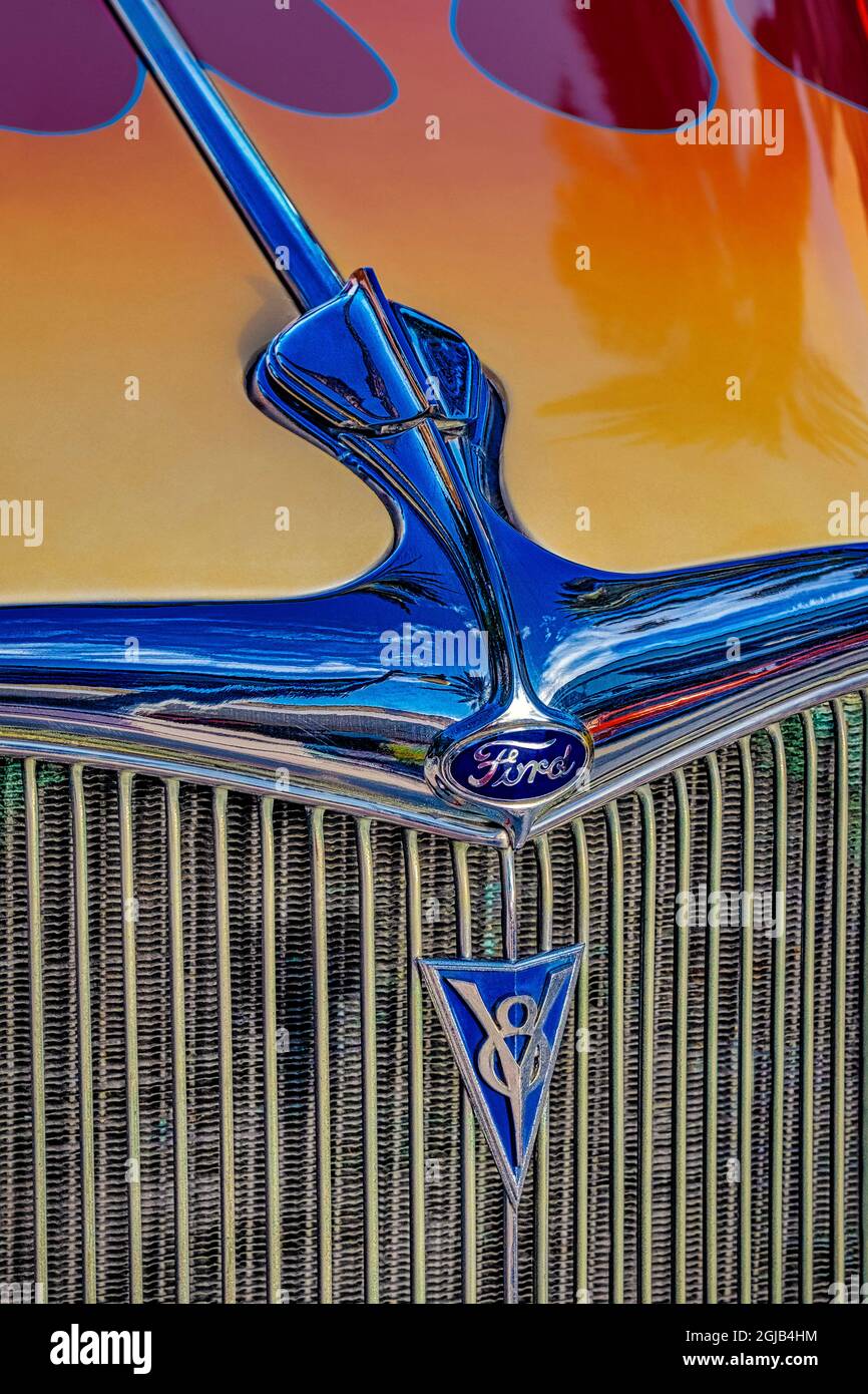 Ford V8 classica personalizzata Foto Stock