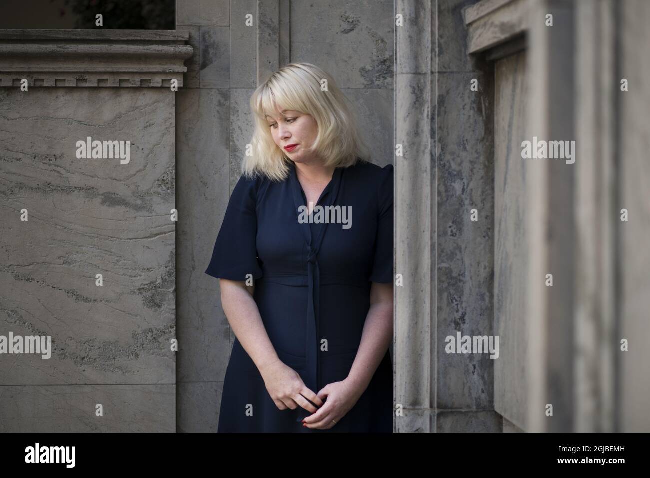 Ann Heberlein, accademico svedese e autore, che scrive estesamente su teologia ed etica. Dottore di teologia in etica Conservativa candidatura per il Parlamento Foto: Staffan Lowstedt / SVD / TT / Kod: 30312 Foto Stock