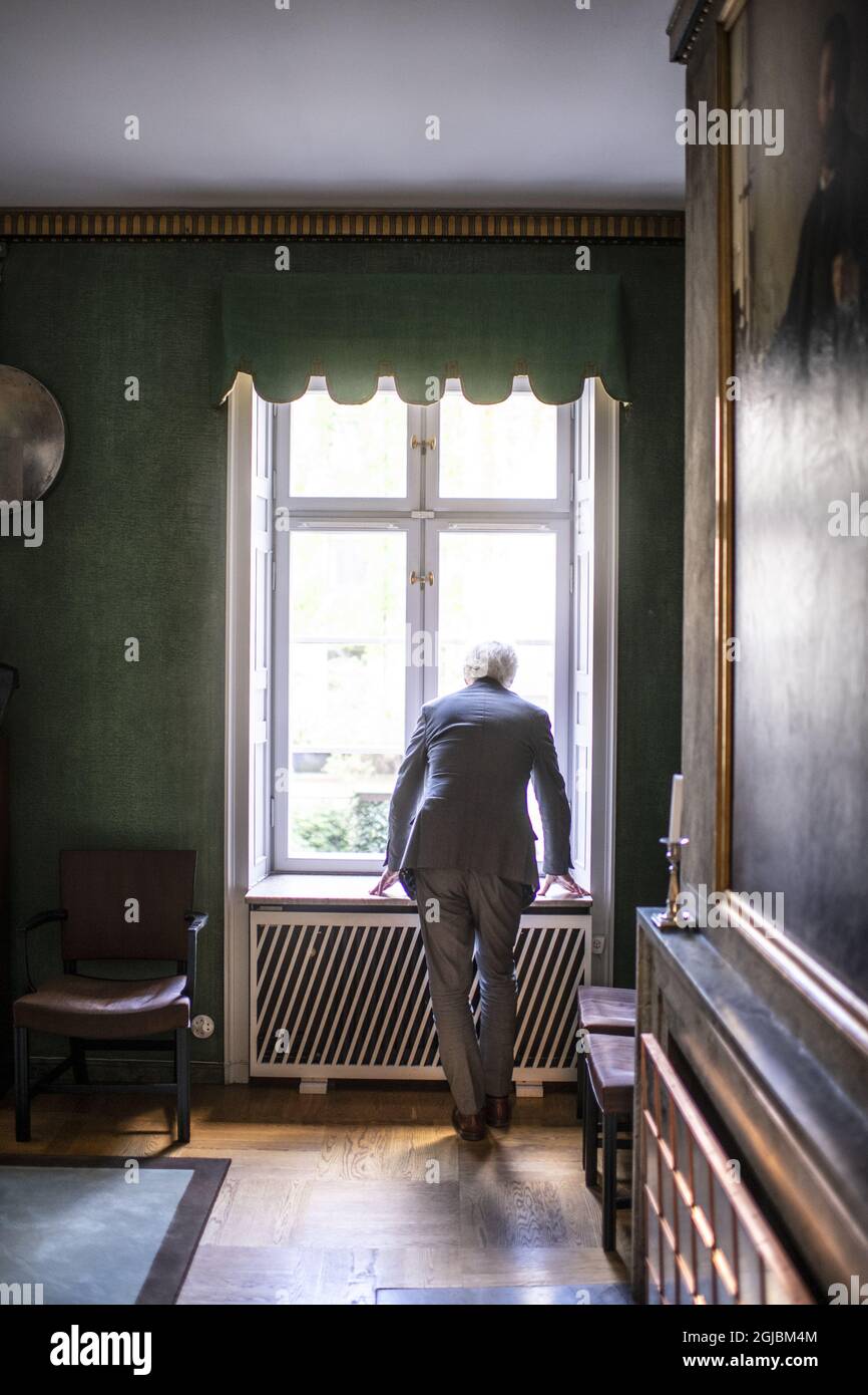 Lars Heikensten, direttore esecutivo della Fondazione Nobel, fotografato nei locali della Fondazione Foto: Staffan Lowstedt / SVD / TT / Kod: 30312 Foto Stock