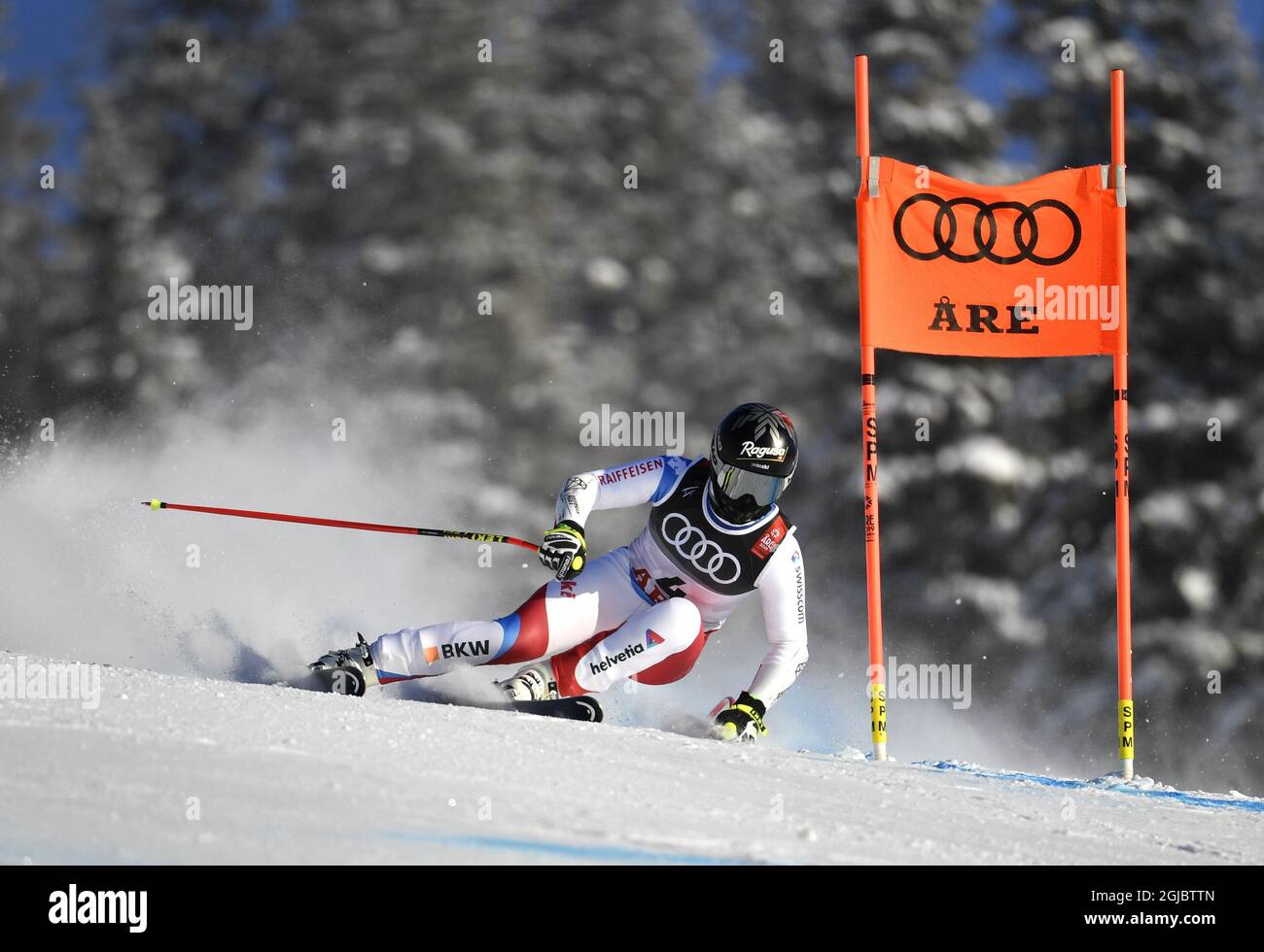 Lara Gut - Behrami dalla Svizzera in azione durante la sessione di allenamento femminile in discesa al FIS Alpine World Ski Championships di are, Svezia 4 febbraio 2019. Foto: Pontus Lundahl / TT / kod 10050 Foto Stock