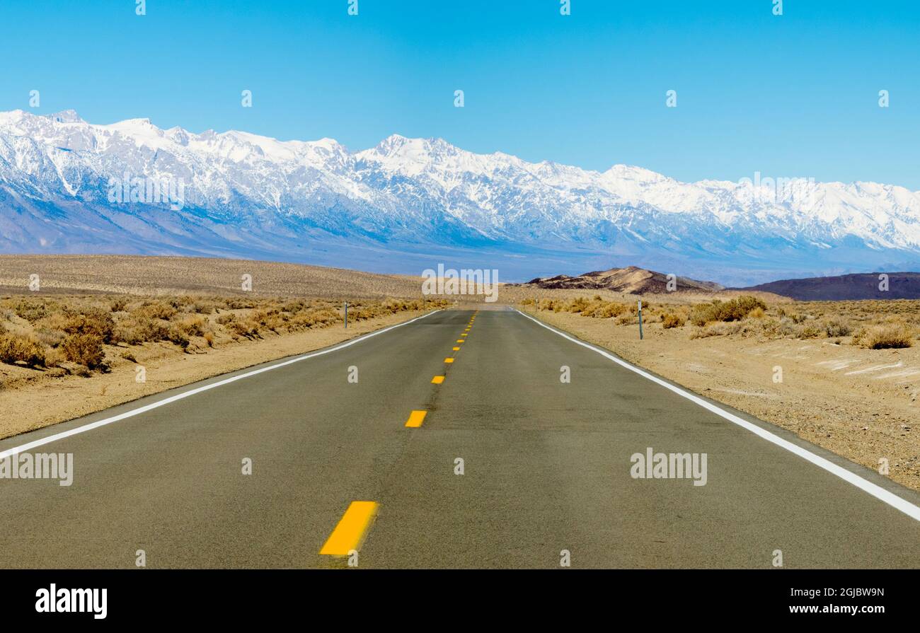 USA, California. Catena montuosa della Sierra Nevada. Foto Stock