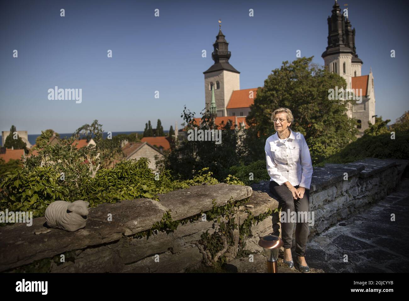 Catherine L. Mann, capo economista globale presso la Citi Bank in visita in Svezia 2018-07-04 Foto: Thomas Karlsson / DN / TT / Kod: 3523 ** SVEZIA OUT** Foto Stock