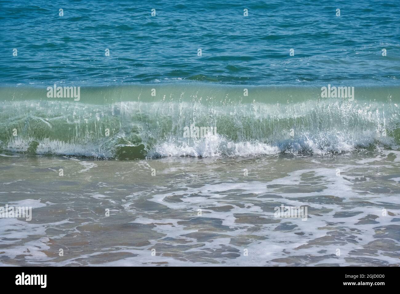 Crashing onde dell'oceano, Florida Foto Stock