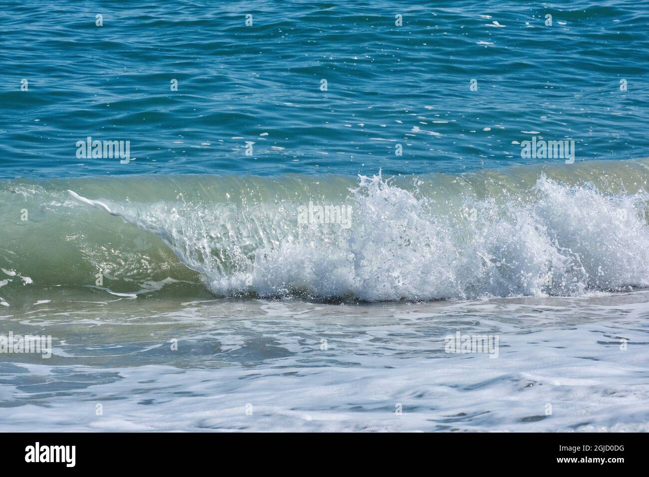 Crashing onde dell'oceano, Florida Foto Stock