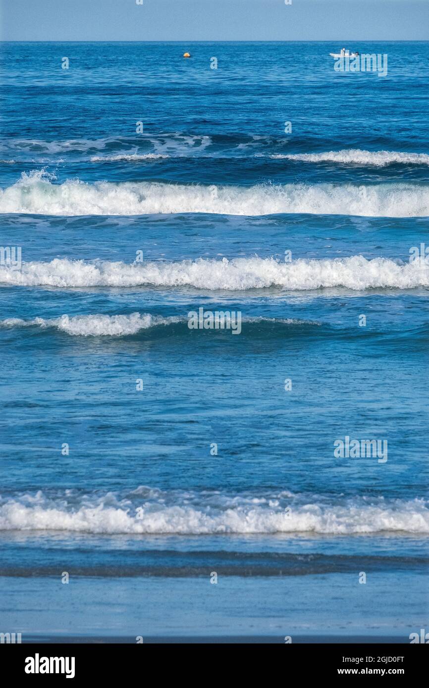 Crashing onde dell'oceano, Florida Foto Stock