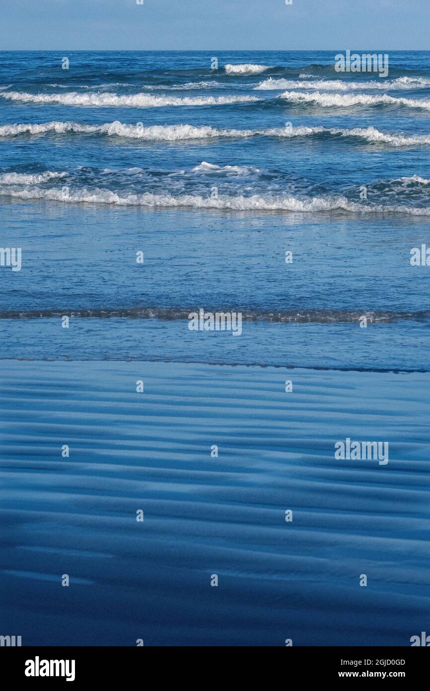 Crashing onde dell'oceano, Florida Foto Stock