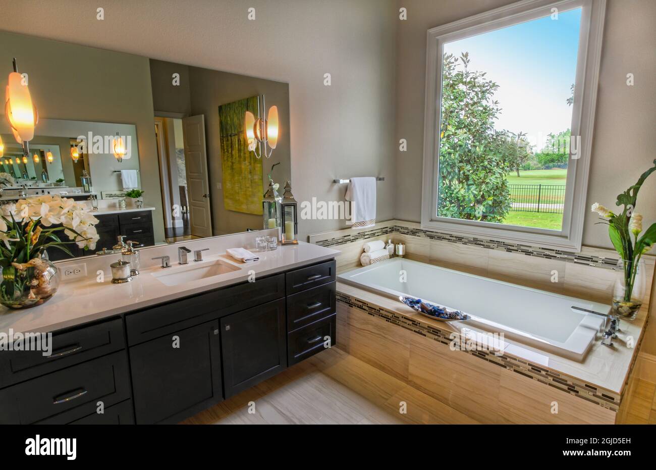 Bella casa a Bay Hill, Windermere, Florida. Foto Stock