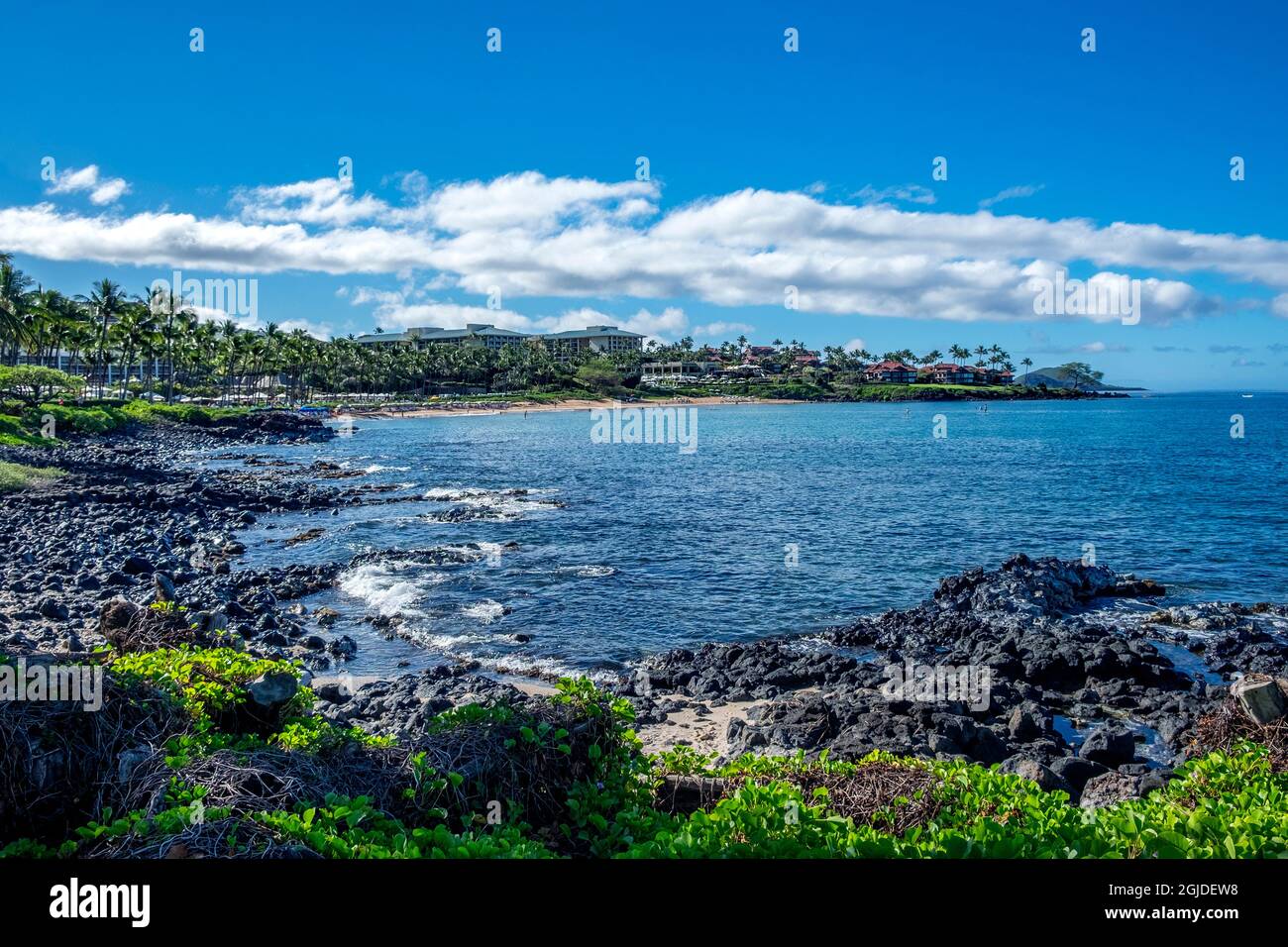 Hotel su Wailea Beach Foto Stock