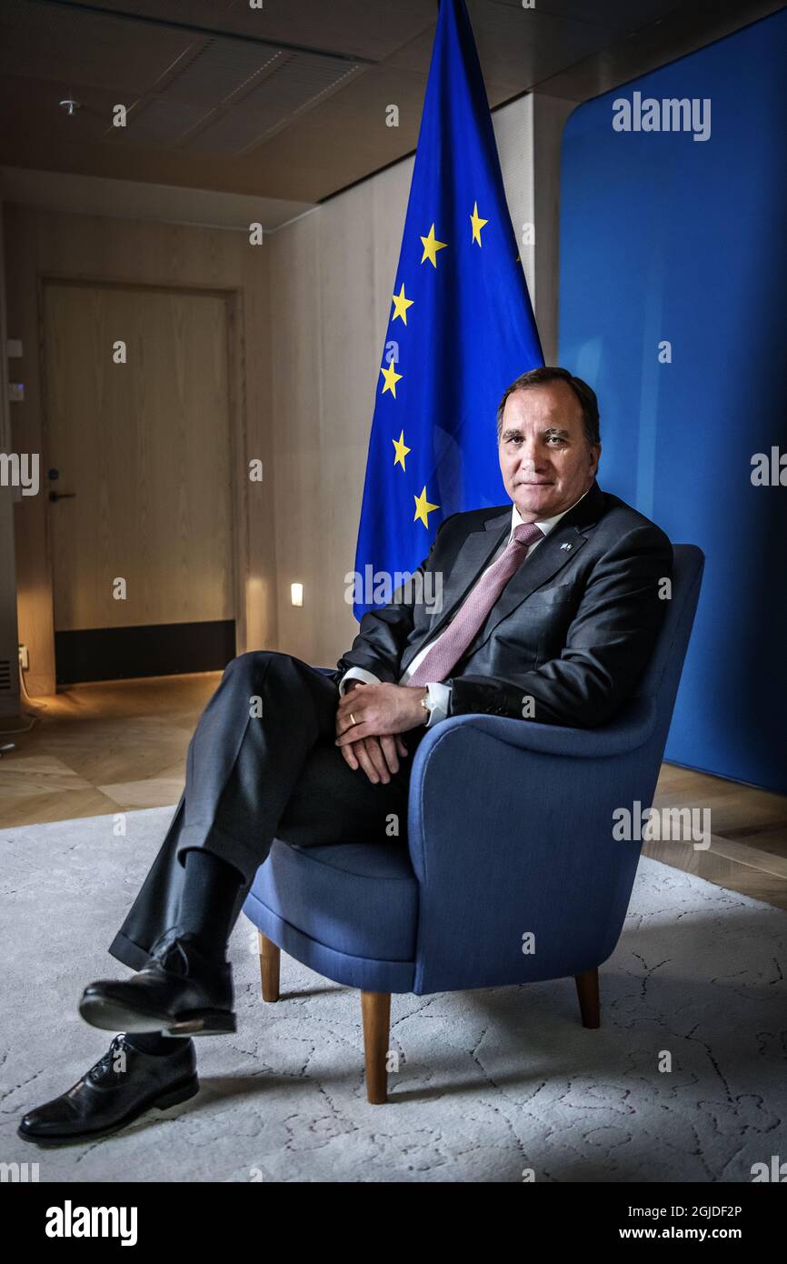 Il primo ministro svedese Stefan Lofven ha fotografato negli uffici del governo svedese a Stoccolma il 16 giugno 2020, Foto: Anna-Karin Nilsson/ Expressen / TT / code 7141 Foto Stock