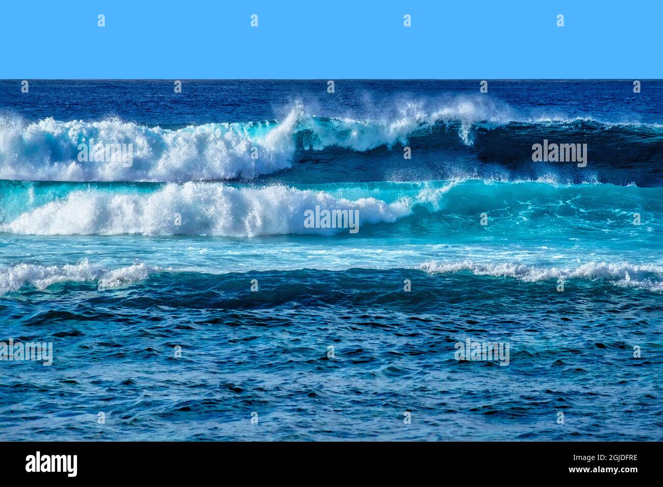 Onde di Maui Foto Stock