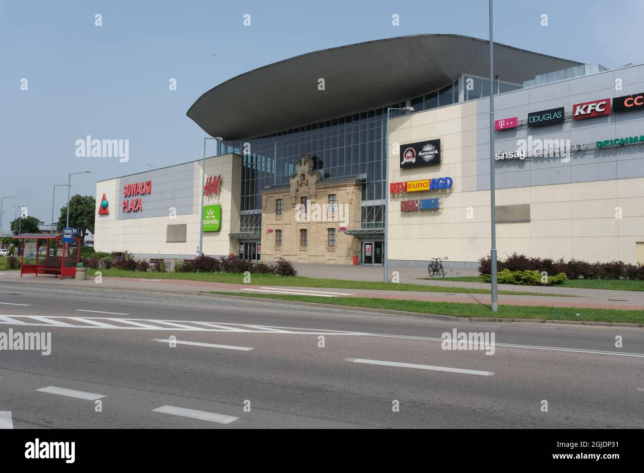 Suwalki, Polonia - 15 luglio 2021: Ciò che rimane della Germania e dei comunisti costringe il carcere dove i membri della resistenza polacca sono stati rinchiusi. Foto Stock