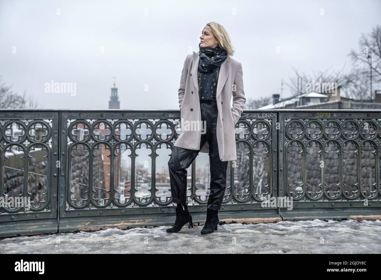 Il nuotatore svedese e il titolare del record mondiale multiplo Sarah Sjostrom fotografato a Stoccolma, Svezia, 20 gennaio 2021. Foto: Jonas Lindkvist / DN / TT / code 3507 Foto Stock