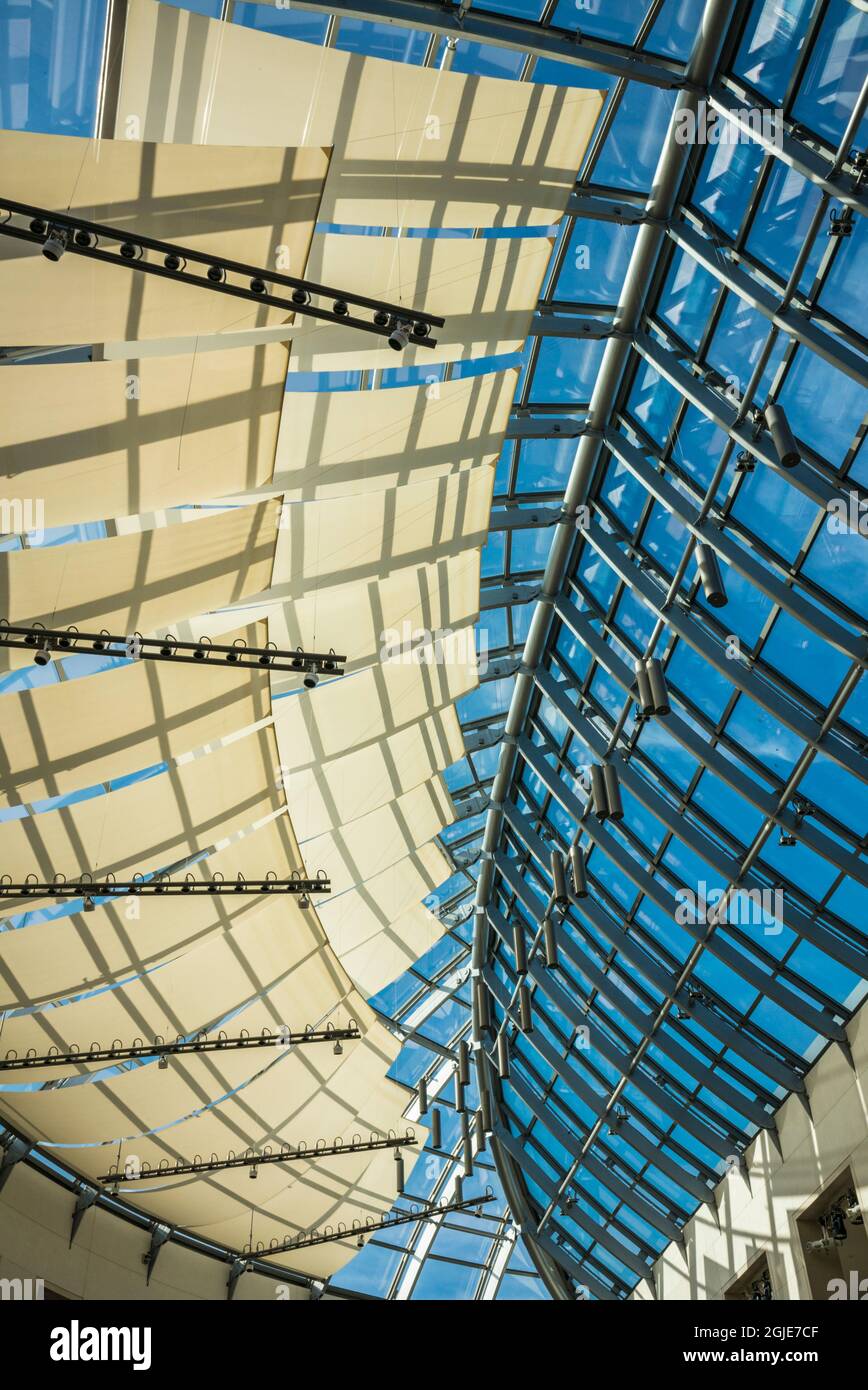 USA, Massachusetts, Salem. Peabody Essex Museum soffitto. Foto Stock