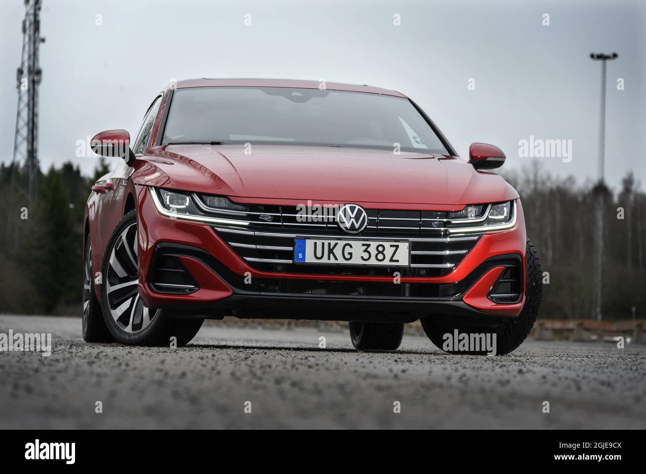 Volkswagen VW Arteon Sparatutto EHybrid car Photo: Anders Wiklund / TT / code 10040 Foto Stock