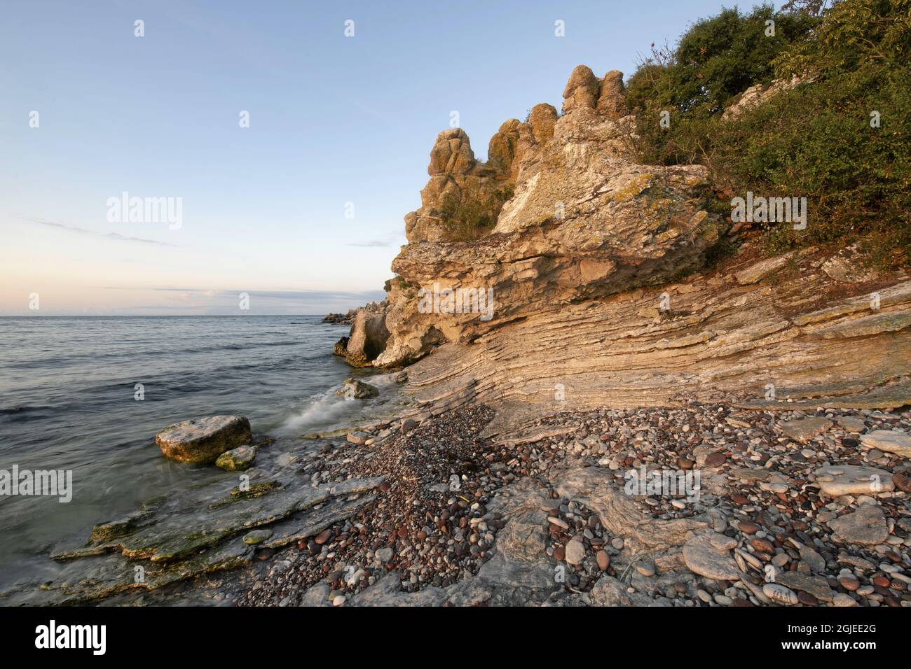 Dawn on Stora Karlso, Eksta, Gotland, Svezia. Foto: Magnus Martinsson / TT / 2734 Foto Stock