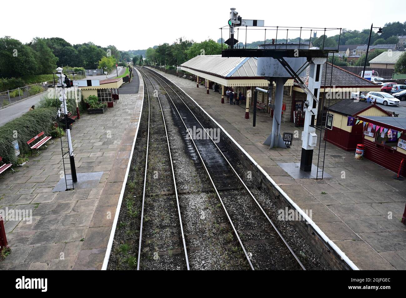 Stazione di Ramsbottom. Foto Stock