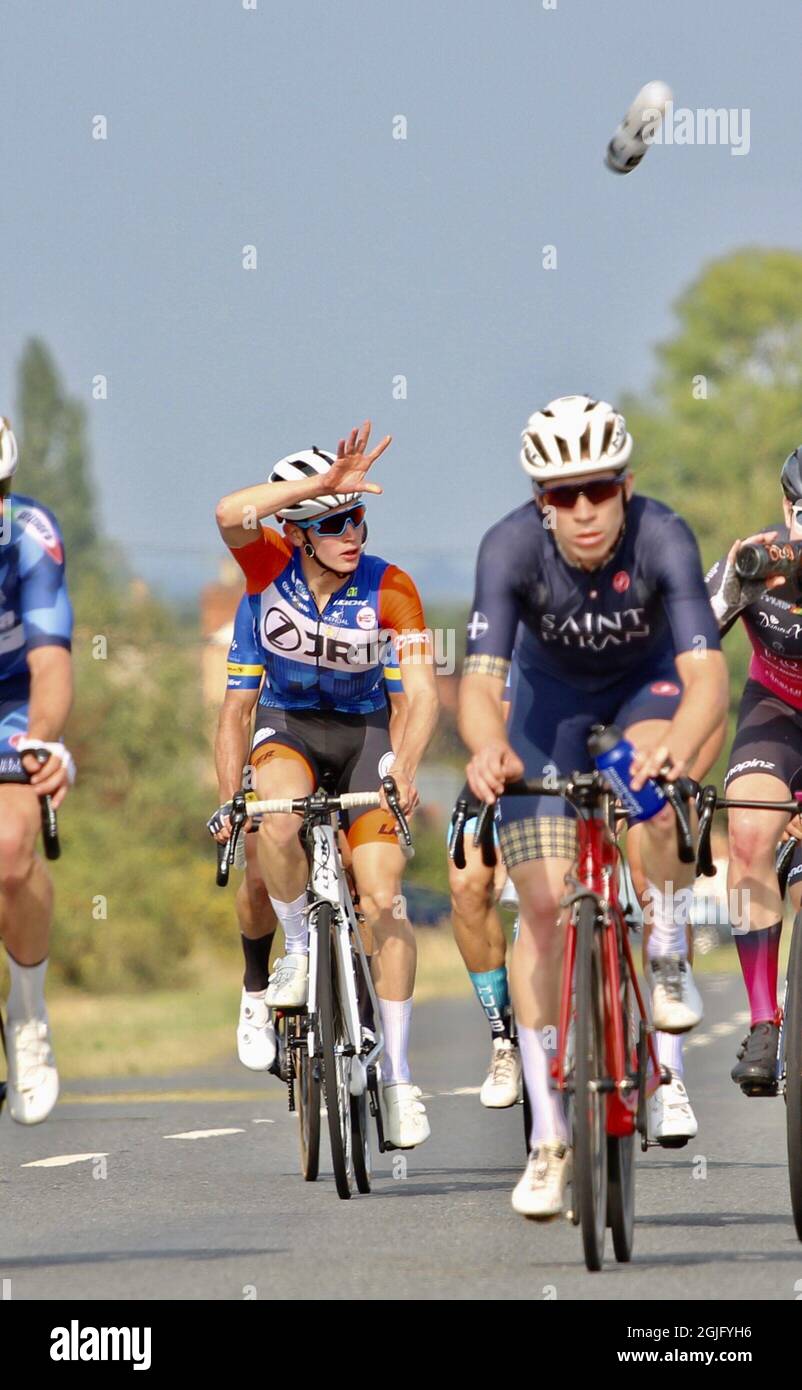 Walsall, Regno Unito. 05 settembre 2021. Owen Lightfoot (Z Junior Racing Team) durante la Worcester Classic Men's & Women's Road Race all'interno della West Midlands Regional Road Race Series sull'Hollybush Course di Malvern. Credit: SPP Sport Press Photo. /Alamy Live News Foto Stock