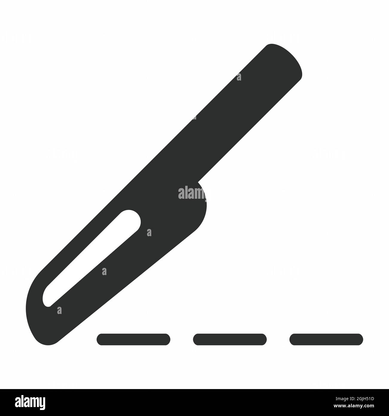 Icona vettore di chirurgia - stile Glyph - semplice illustrazione, tratto modificabile, modello di disegno vettore, buono per stampe, poster, pubblicità, announc Illustrazione Vettoriale