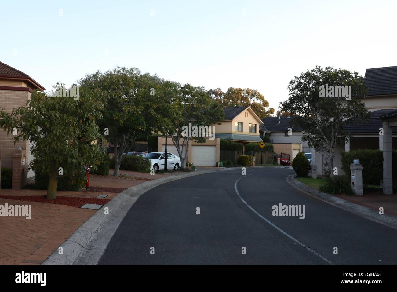 Charlton Drive, sobborgo di Liberty Grove nell'Inner West di Sydney Foto Stock