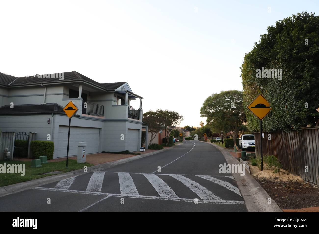 Charlton Drive, sobborgo di Liberty Grove nell'Inner West di Sydney Foto Stock