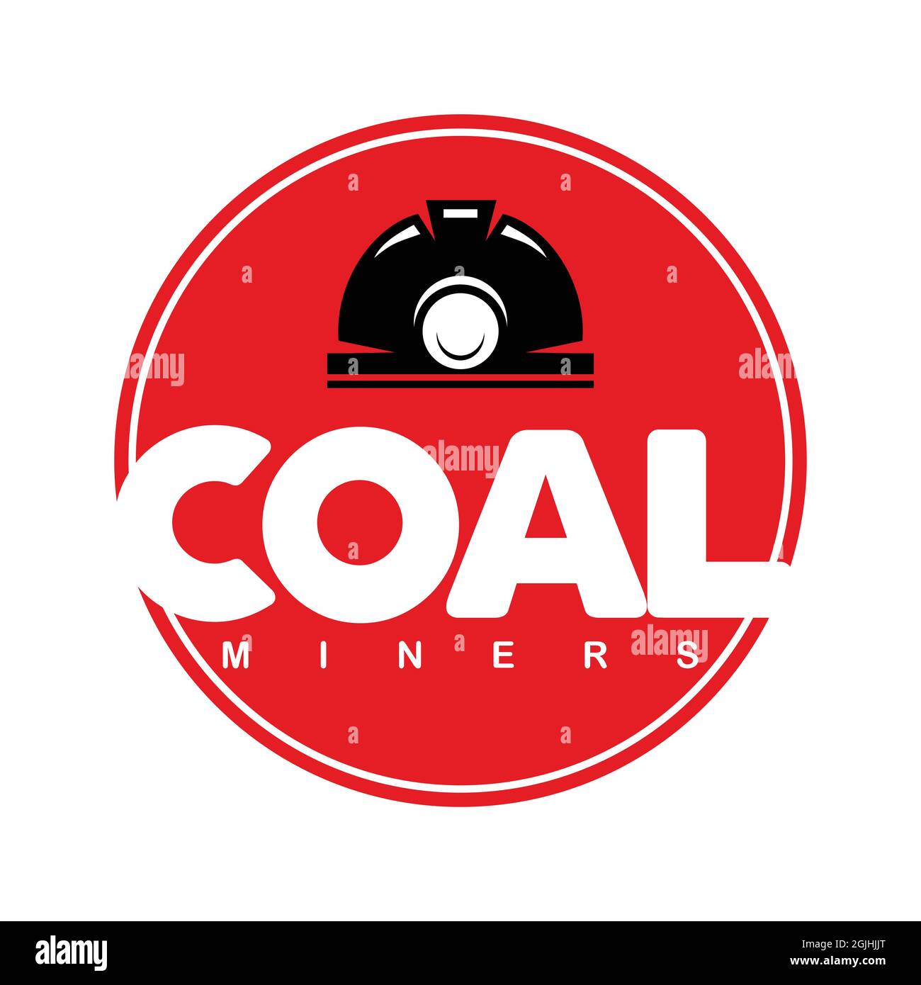 logo per scopi minerari Illustrazione Vettoriale